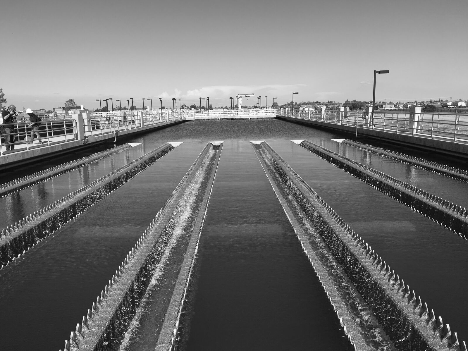 Water filtration plant in Contra Costa County, California